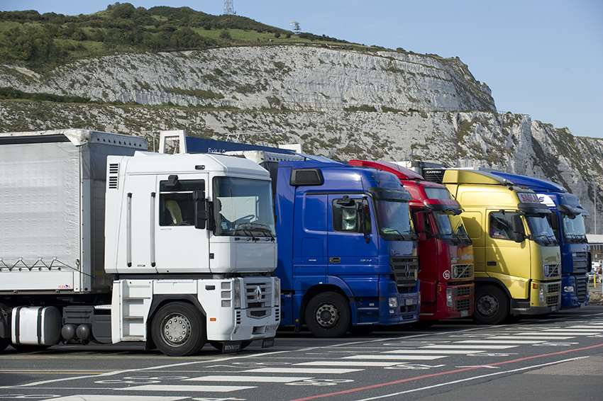 Freight traffic is facing delays at the Port of Dover