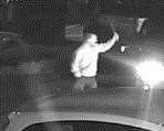 James Hilden was caught on CCTV brandishing a machete. Picture: Kent Police