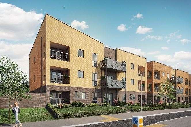CGI images show planned homes at Ebbsfleet Cross