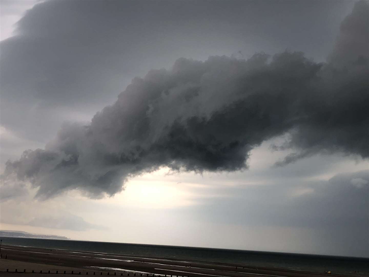 The storm off Dymchurch. Picture: Johnny Gleeson