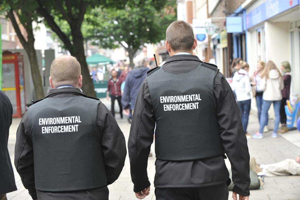 Litter wardens on patrol in Canterbury