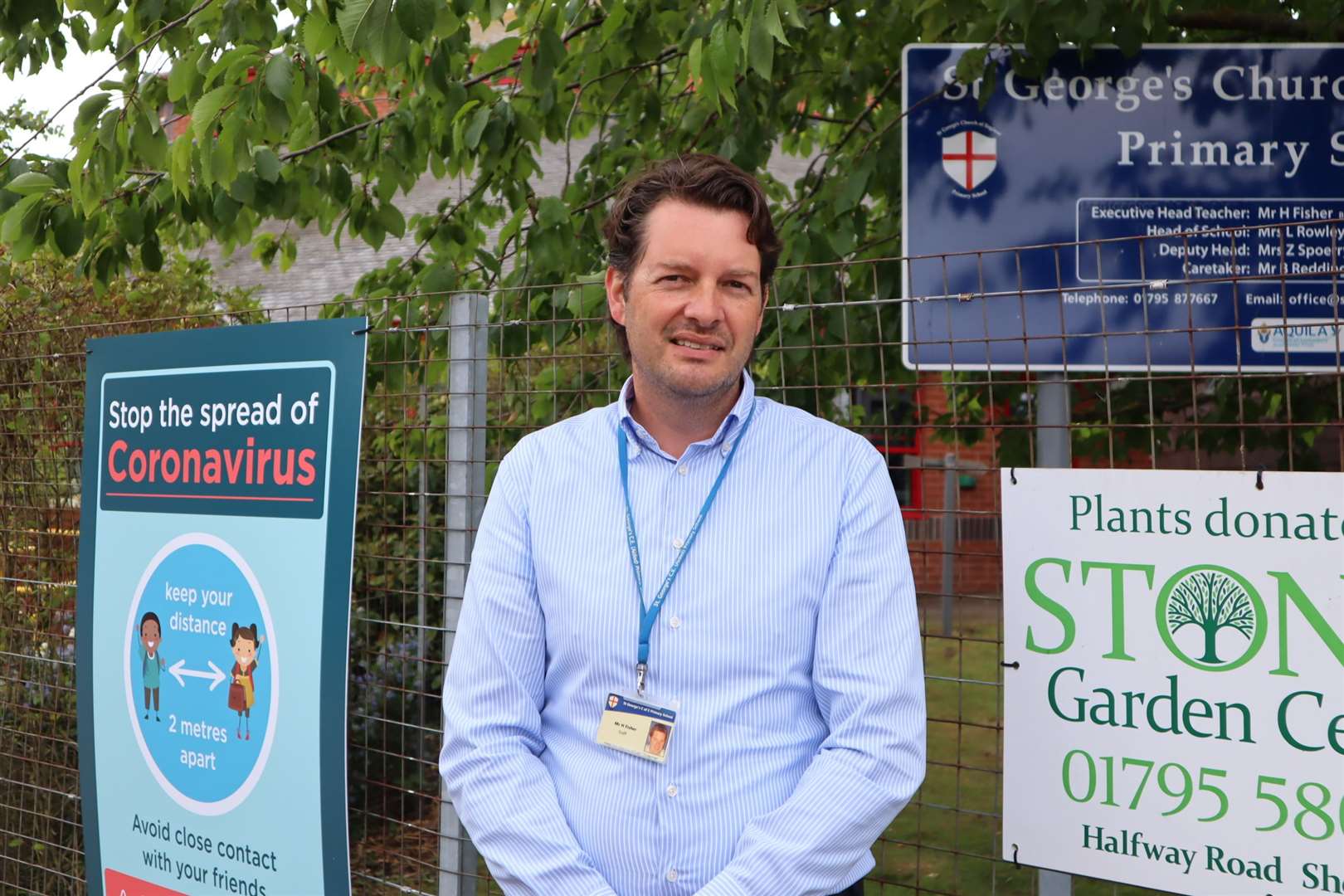Head teacher Howard Fisher from St George's CE Primary School in Minster, Sheppey, wrote to parents