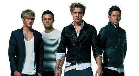 McFly are (left to right) Dougie Poynter, Harry Judd, Tom Fletcher and Danny Jones