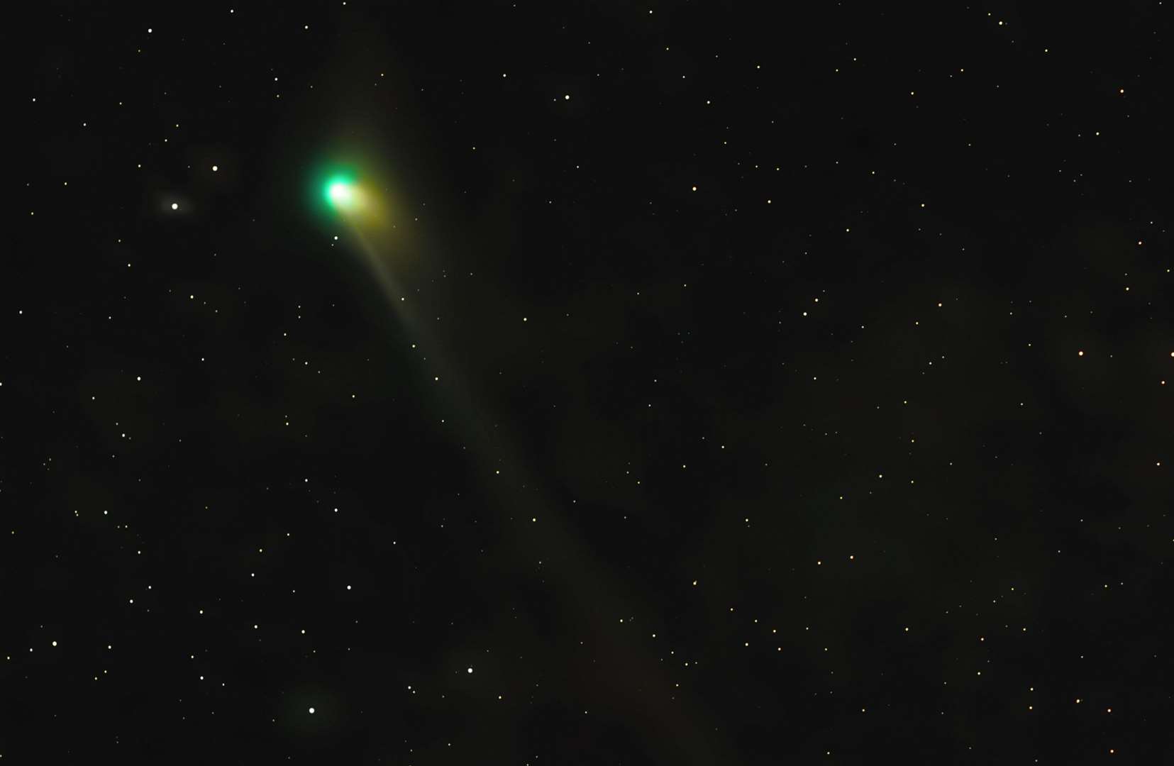 The Green Comet captured from Sheerness. Picture: Danny K
