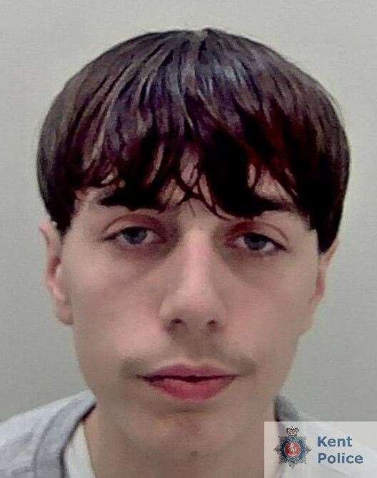 Khai Whittle has been jailed for one and half years for a series of offences. Picture: Kent Police