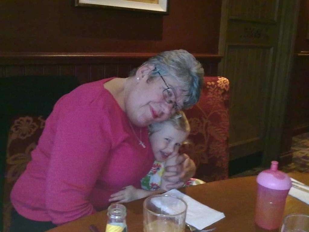 Sylvia with granddaughter Millie