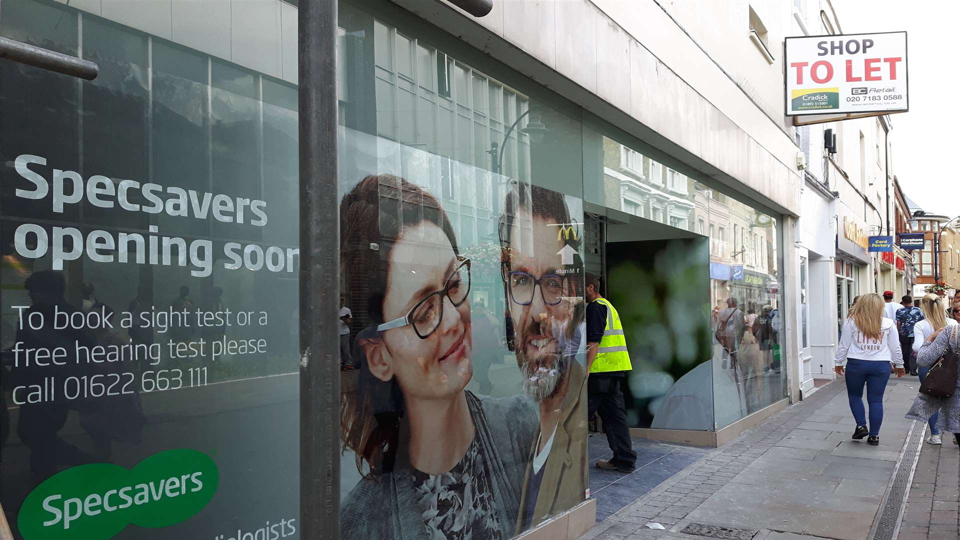 Specsavers is moving into Maidstone's Week Street