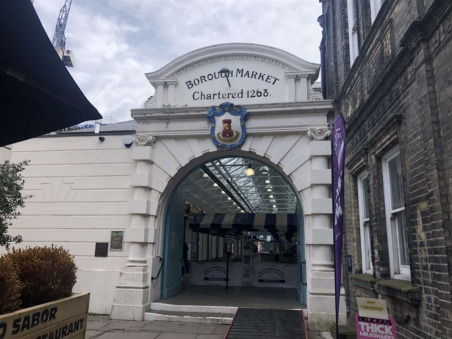 Gravesend Borough Market was given the Royal Charter in 1268