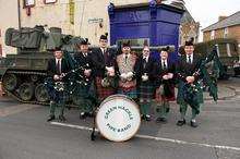 The Royal British Legion's Green Hackle pipe band