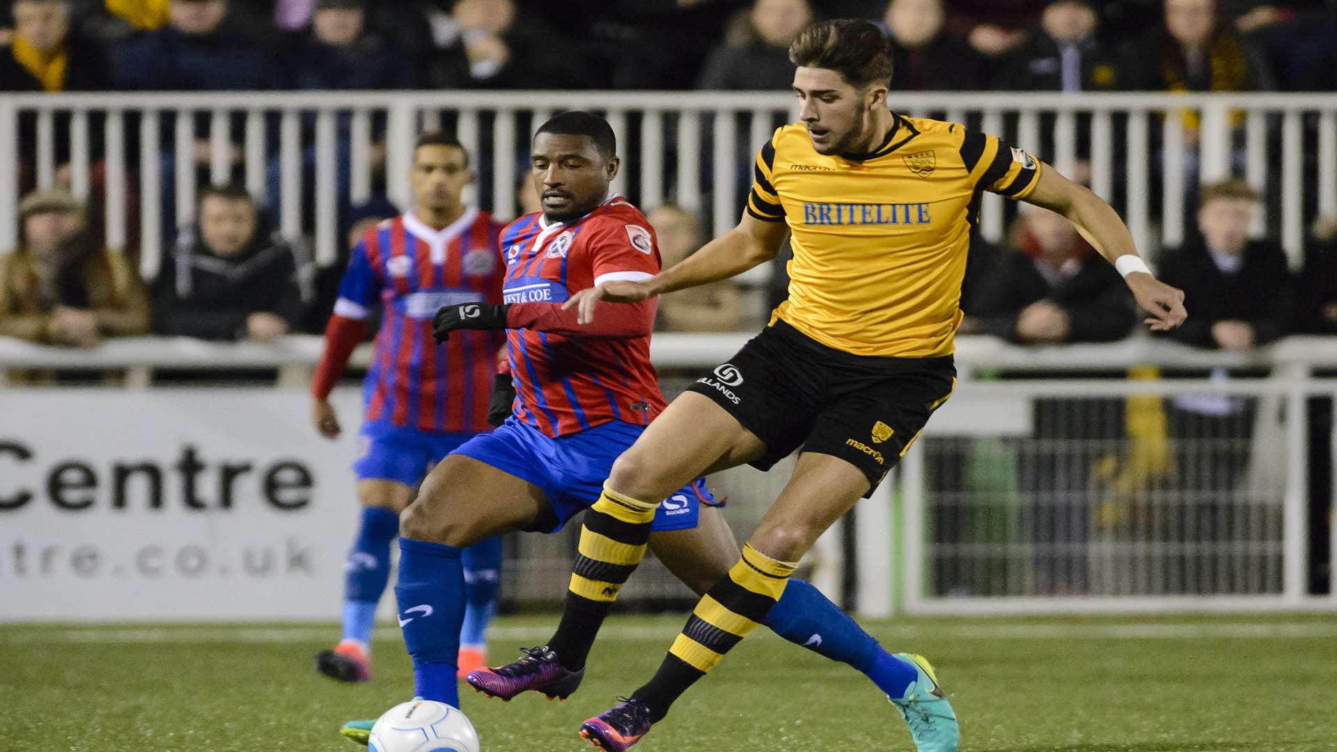 Dan Sweeney in action for Maidstone against Dagenham Picture: Andy Payton