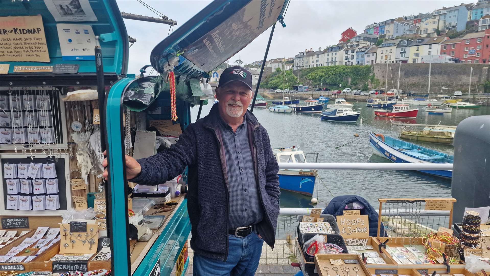 Barry Flack lives and works in Brixham (Piers Mucklejohn/PA)