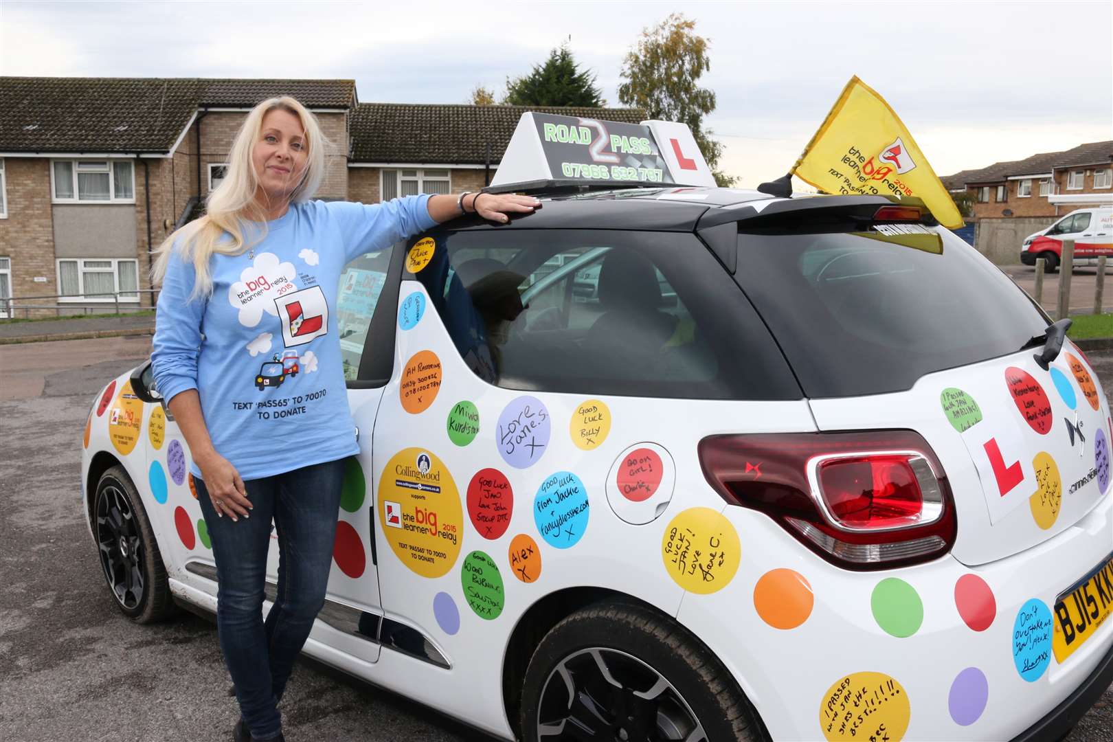 Jan Sterry said the Big Learner Relay had been an "absolutely amazing experience"