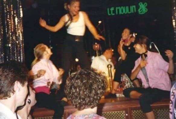 More dancing on the bar in the 90s. Picture: Kev Goodwin
