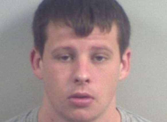 Joseph Hoadley is wanted for a recall to prison. Picture, Kent Police.