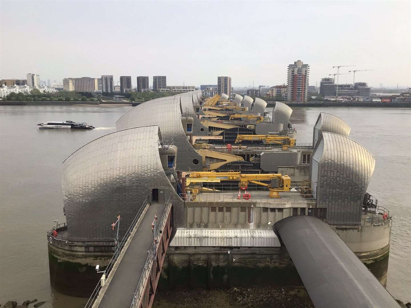 The Thames Barrier. Picture: Alan Atkin/Environment Agency