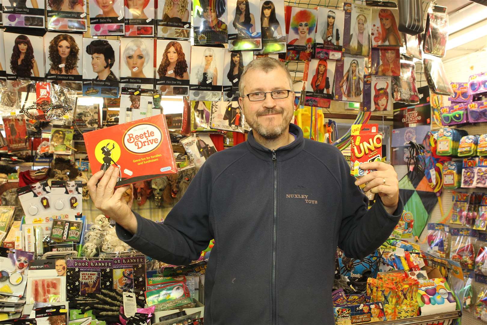 Nuxley Toys manager Richard Ray