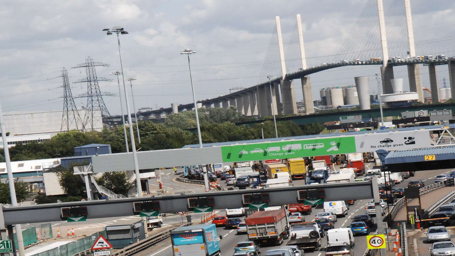 There are long queues at the Dartford Crossing. Library picture: Nick Johnson