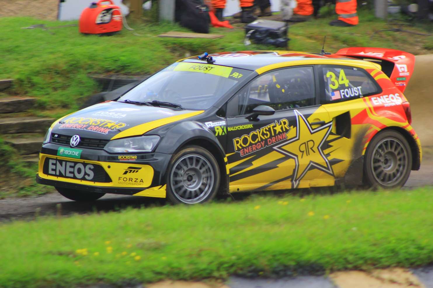 American Tanner Foust has previously starred at Lydden. Picture: Joe Wright