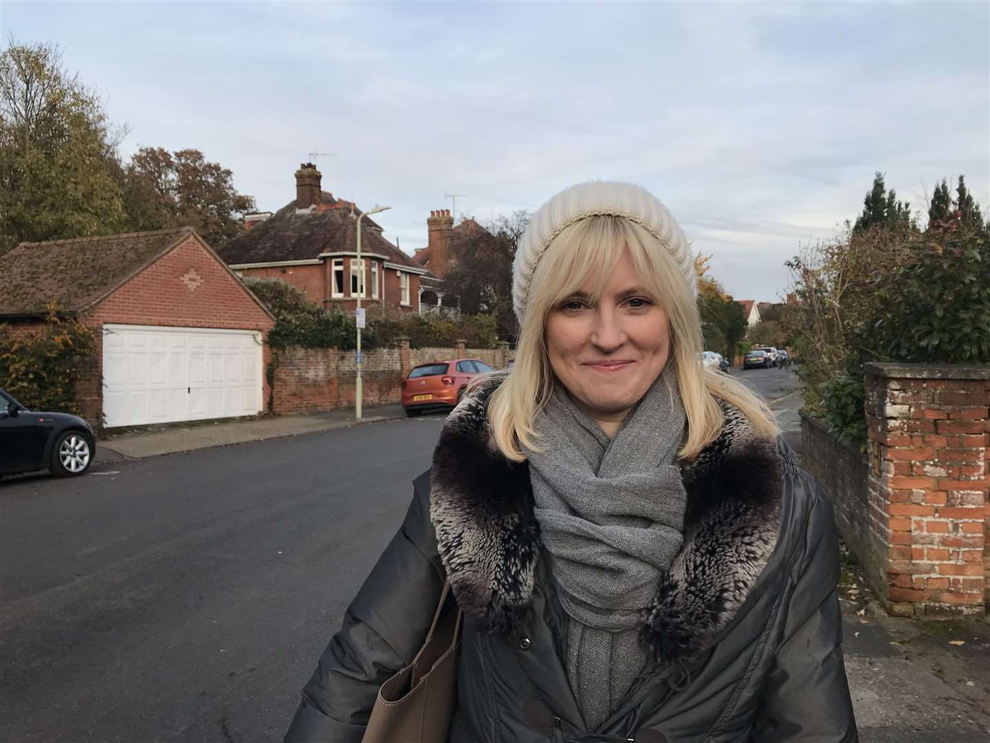 Rosie Duffield says she is "cautiously optimistic" ahead of the poll