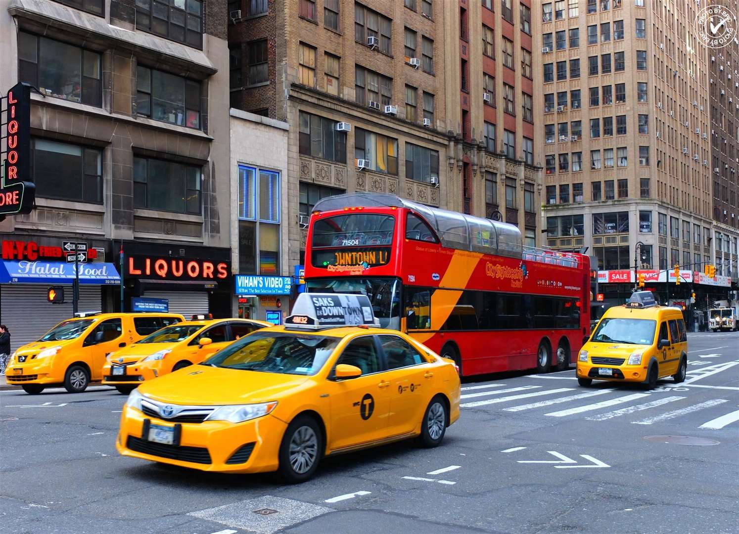 Hop-on Hop-off bus in New York