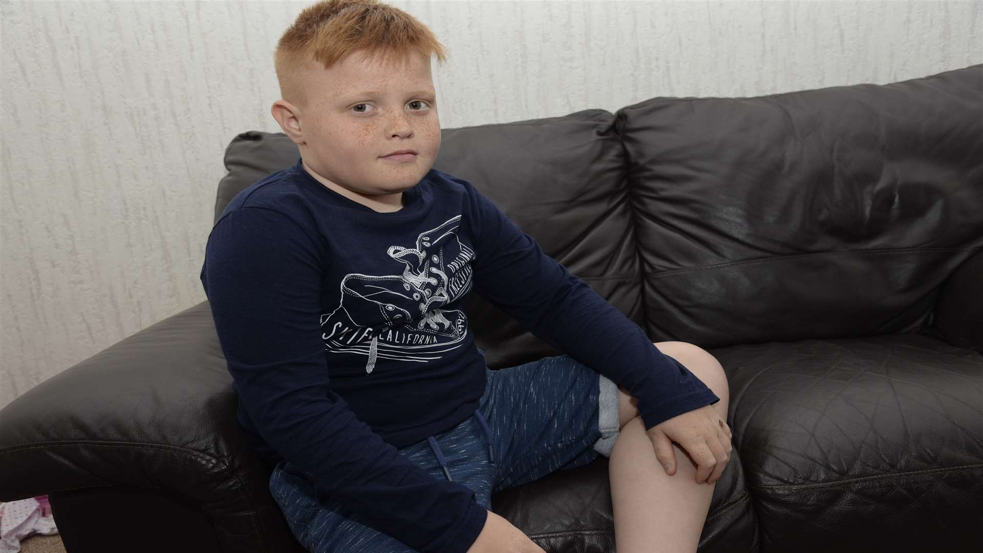Eleven-year-old Harvey Cowpland who was injured when he was knocked off a bike in a hit and run