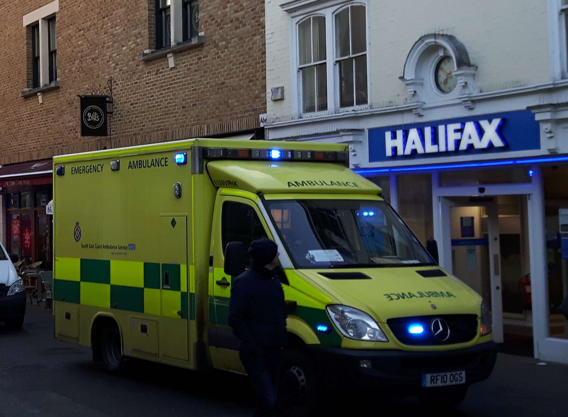 A woman collapsed in Primark this afternoon.