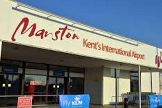 The former terminal at Manston. Stock image