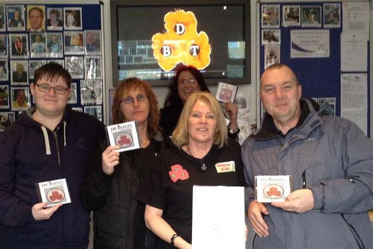 Sheppey FM volunteers with Andy Hyland from The Dannyboy Trust