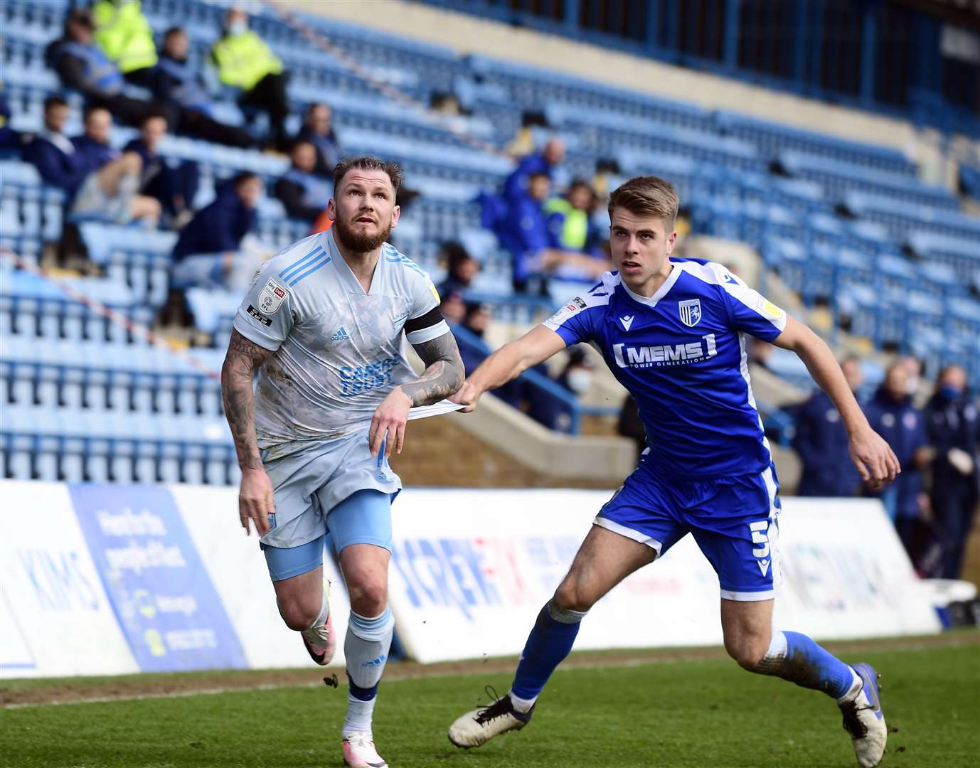Jack Tucker in action for Gillingham Picture: Barry Goodwin