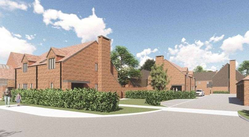 How the homes in Chilham are planned to look. Picture: Lee Evans Partnership