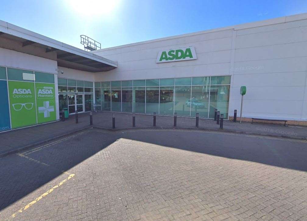 Asda Greenhithe where the incident happened. Photo: Google