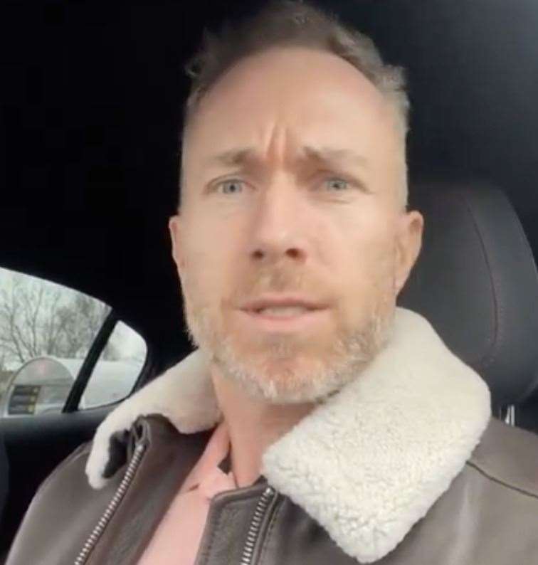 Former Strictly star James Jordan was pulled over by police today. Picture: jamesjordan1978/Instagram