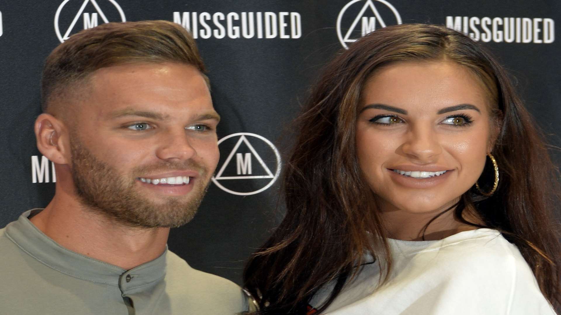 Love Island's Jess and Dom on a visit to Bluewater to meet fans