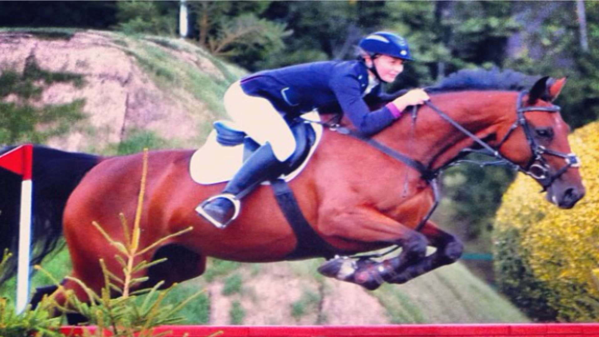 Emily Martin riding Laureta, an eight-year-old Dutch warmblood