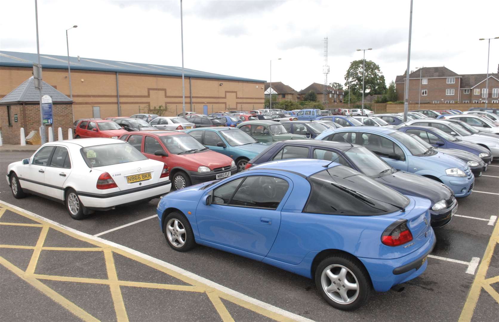 A packed Coombe Quarry Park and Ride car park in 2007 Picture: Matthew Walker