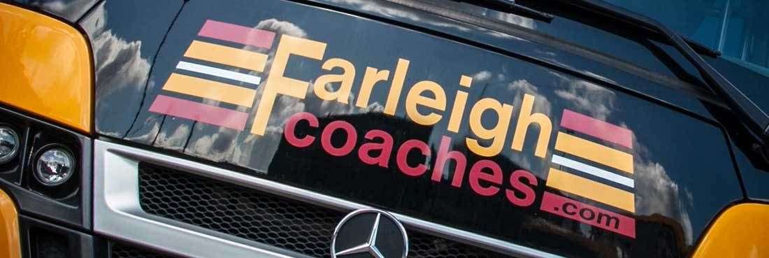 Farleigh Coaches operate a wide fleet of over 20 vehicles, ranging from 16-85 seats.
