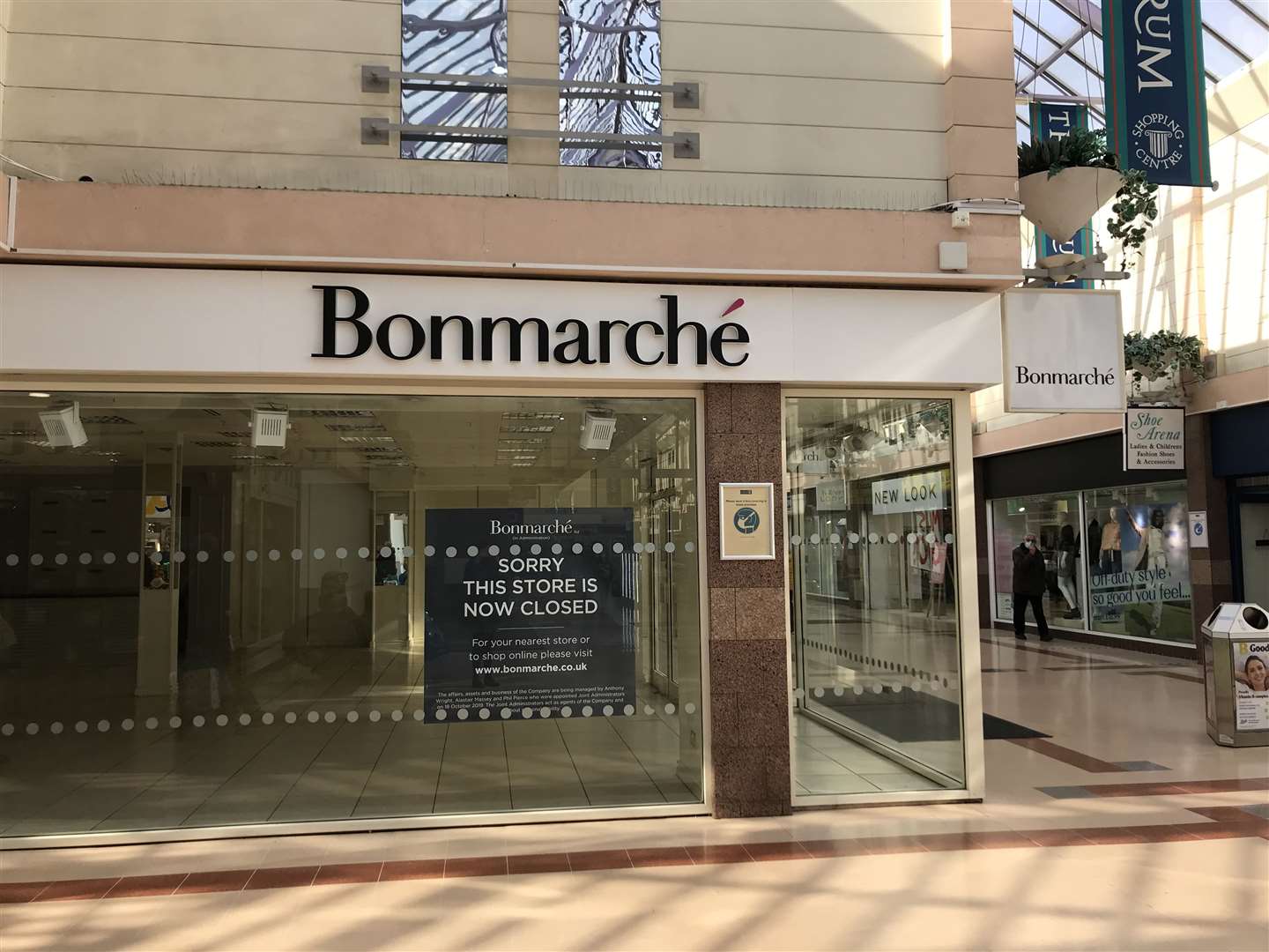 Bonne nuit Bonmarché - its store at The Forum Shopping Centre in Sittingbourne was one of many to shut