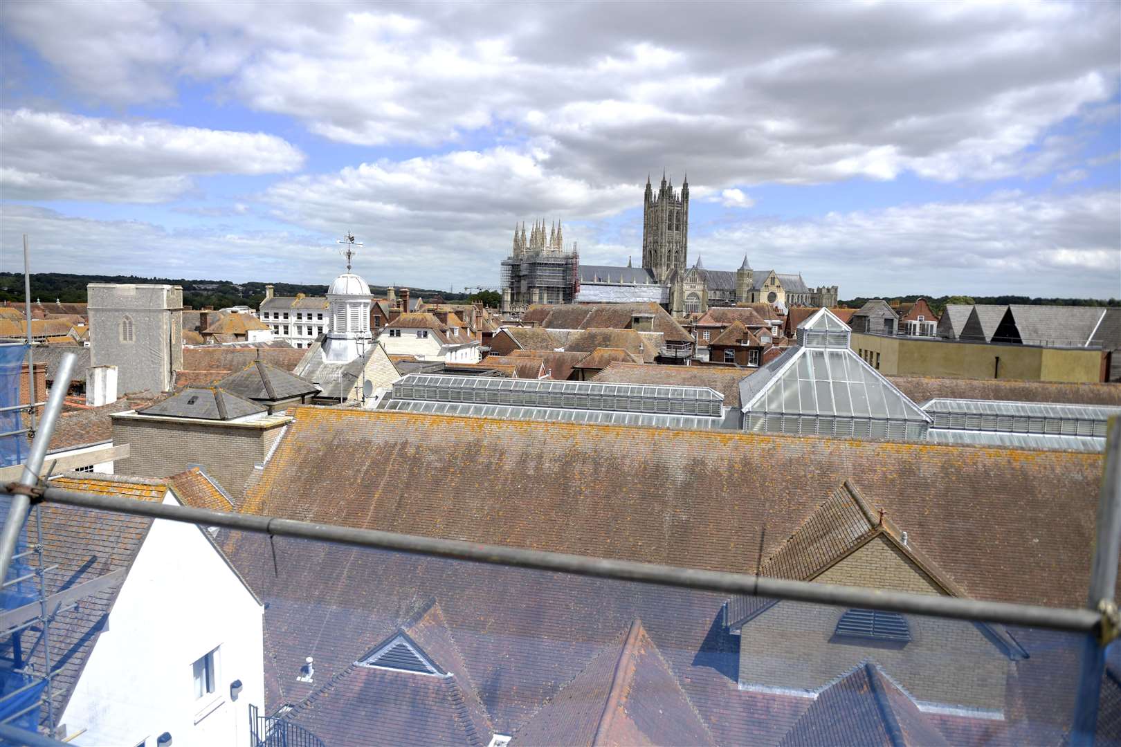 Diners will soon be able to take in the view across to the Cathedral