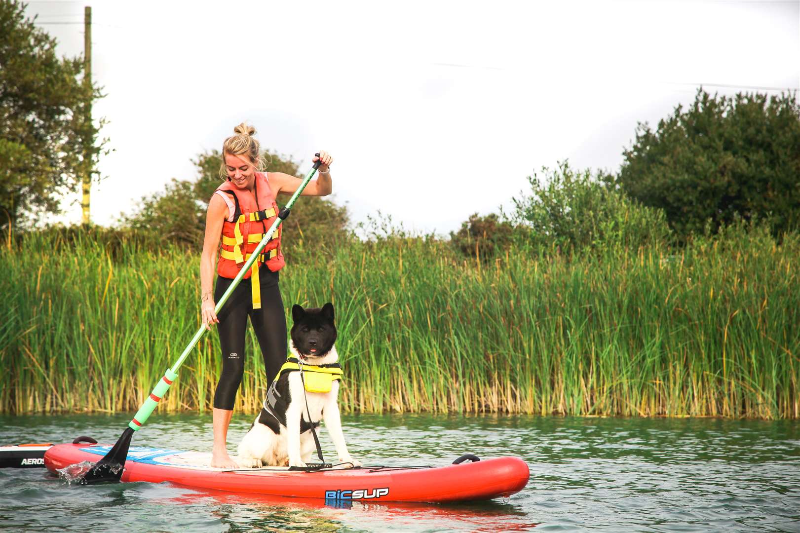 Paddle boarding with a pup Picture: Action Watersports, Lydd
