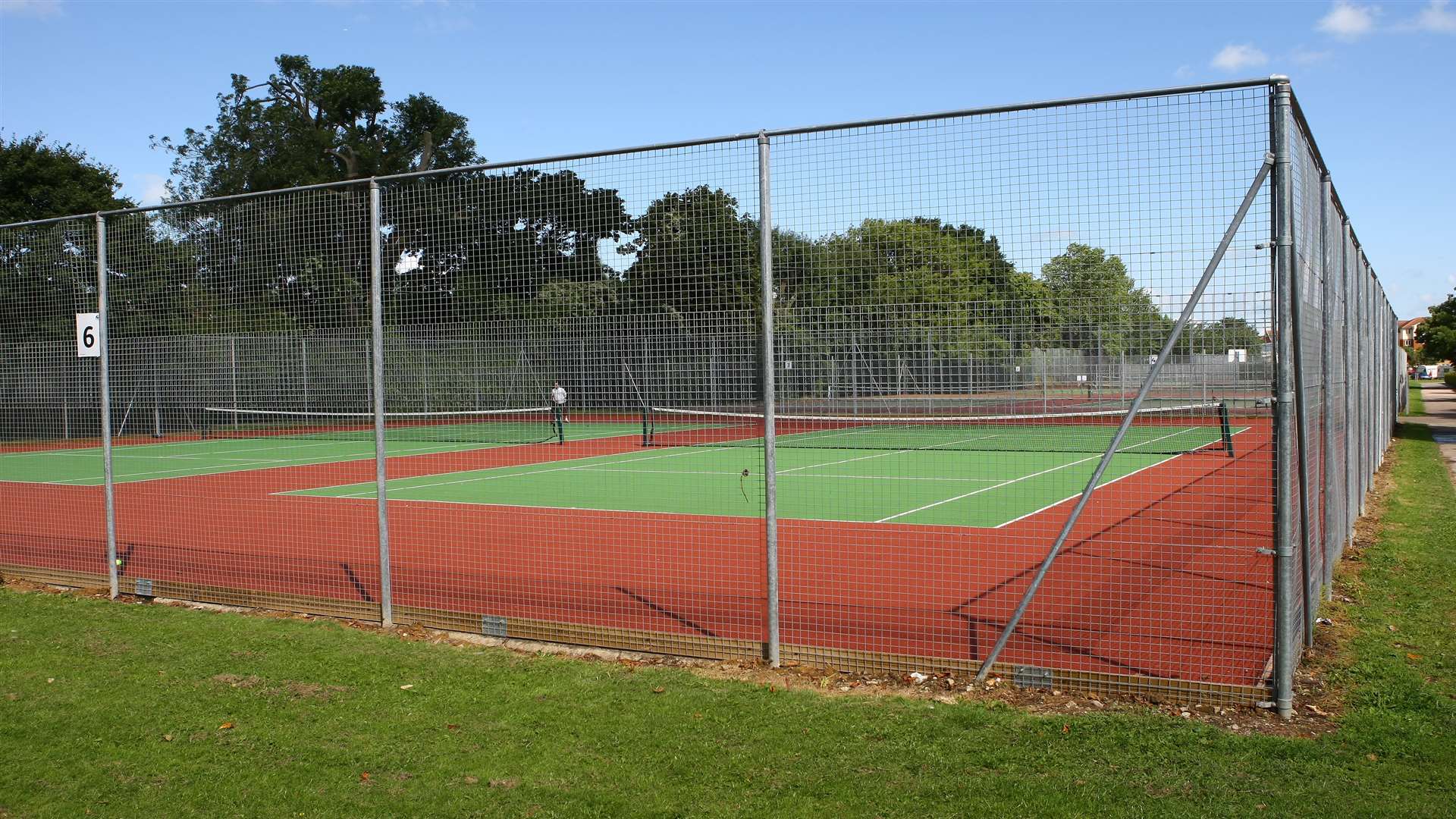 The tennis courts were resurfaced in 2014 at a cost of £30,000