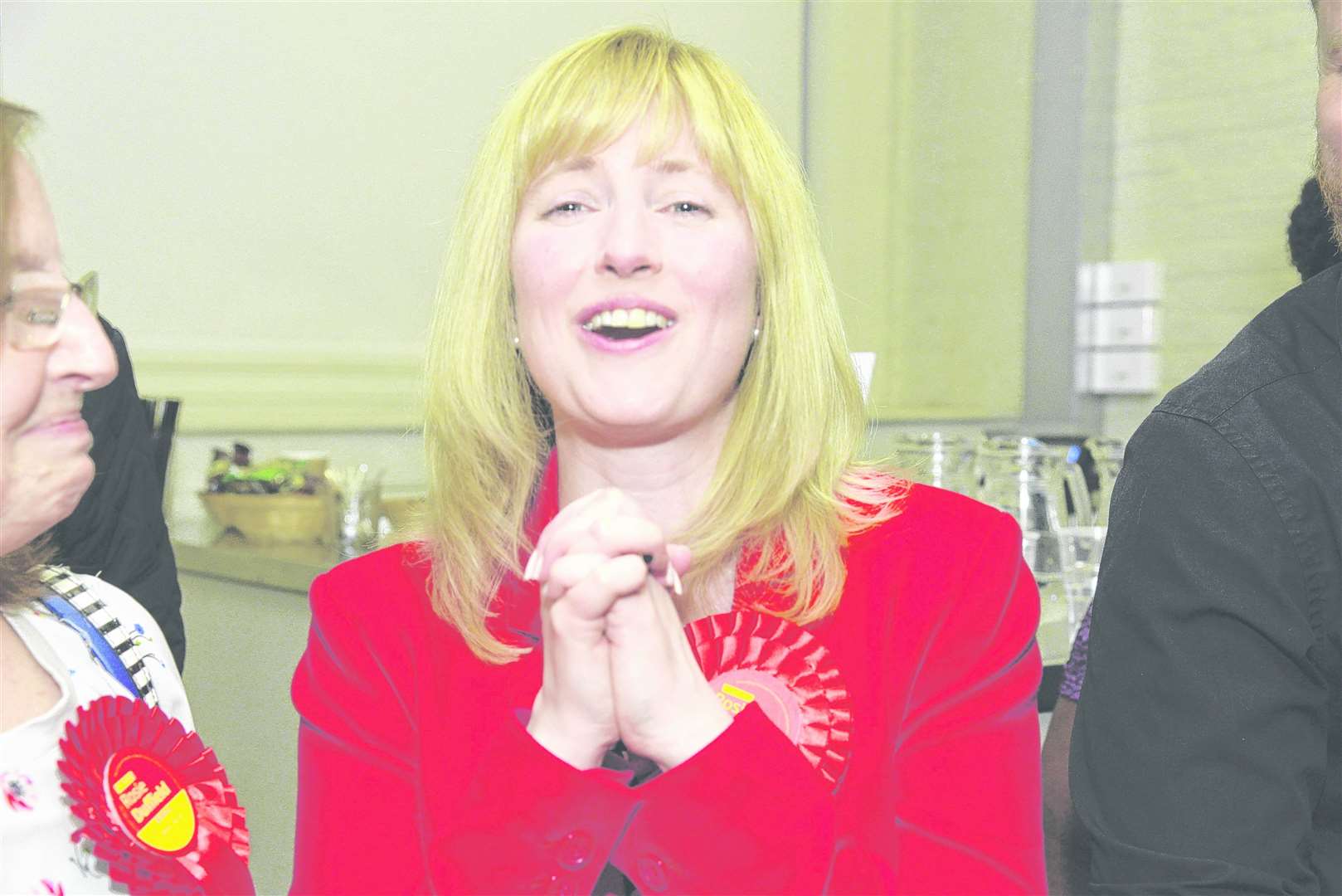 Rosie Duffield after her victory at the 2017 general election. Photo: Chris Davey