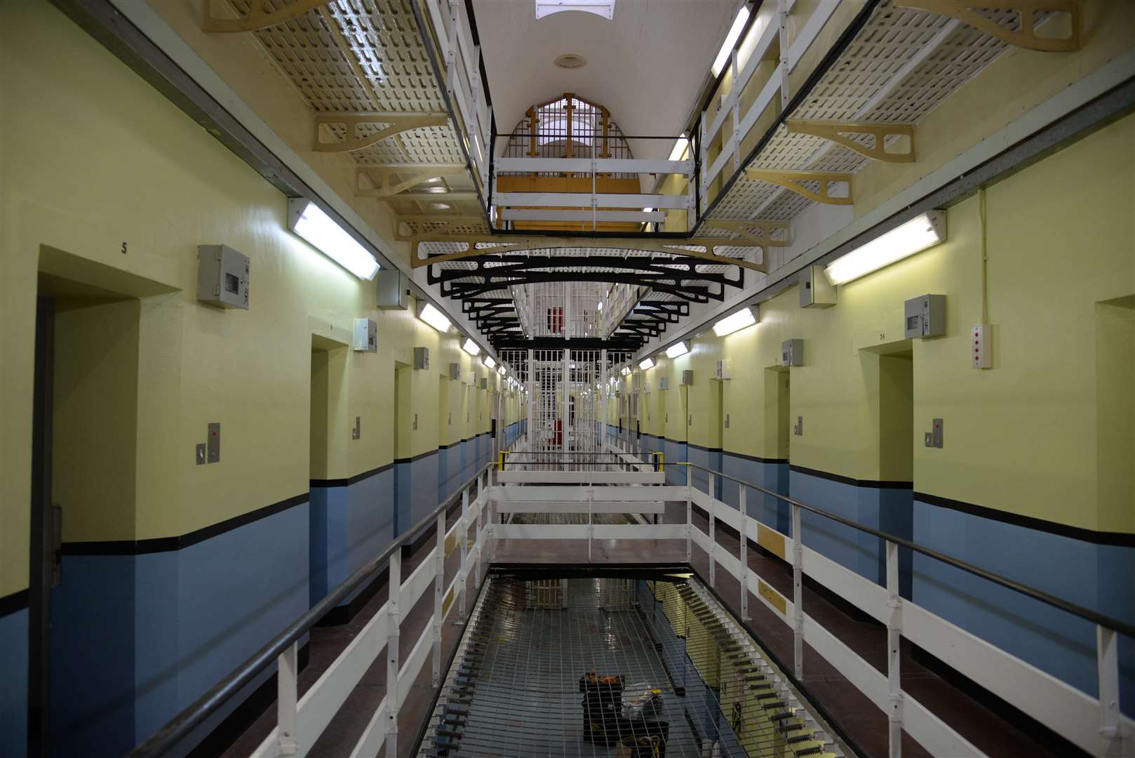 One of the wing's at the former Canterbury Prison. Picture: Chris Davey