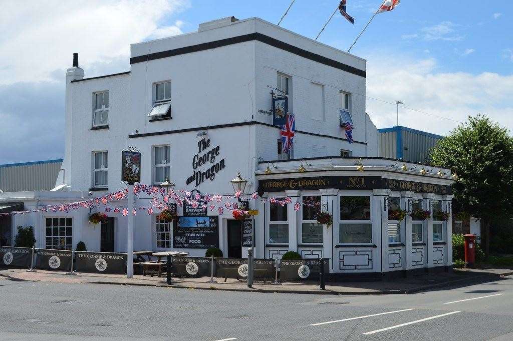 The George and Dragon Pub in Swanscombe could be turned into a takeaway pizzeria.  Photo: Matt Brown/Flickr