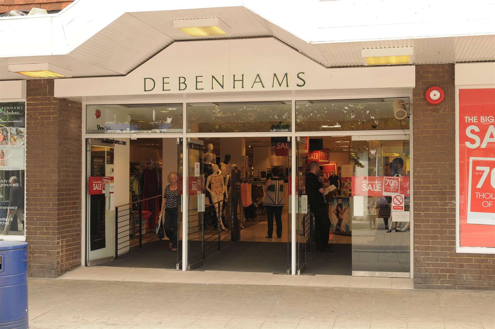 Debenhams in Gravesend will reopen on Wednesday. Picture: Steve Crispe