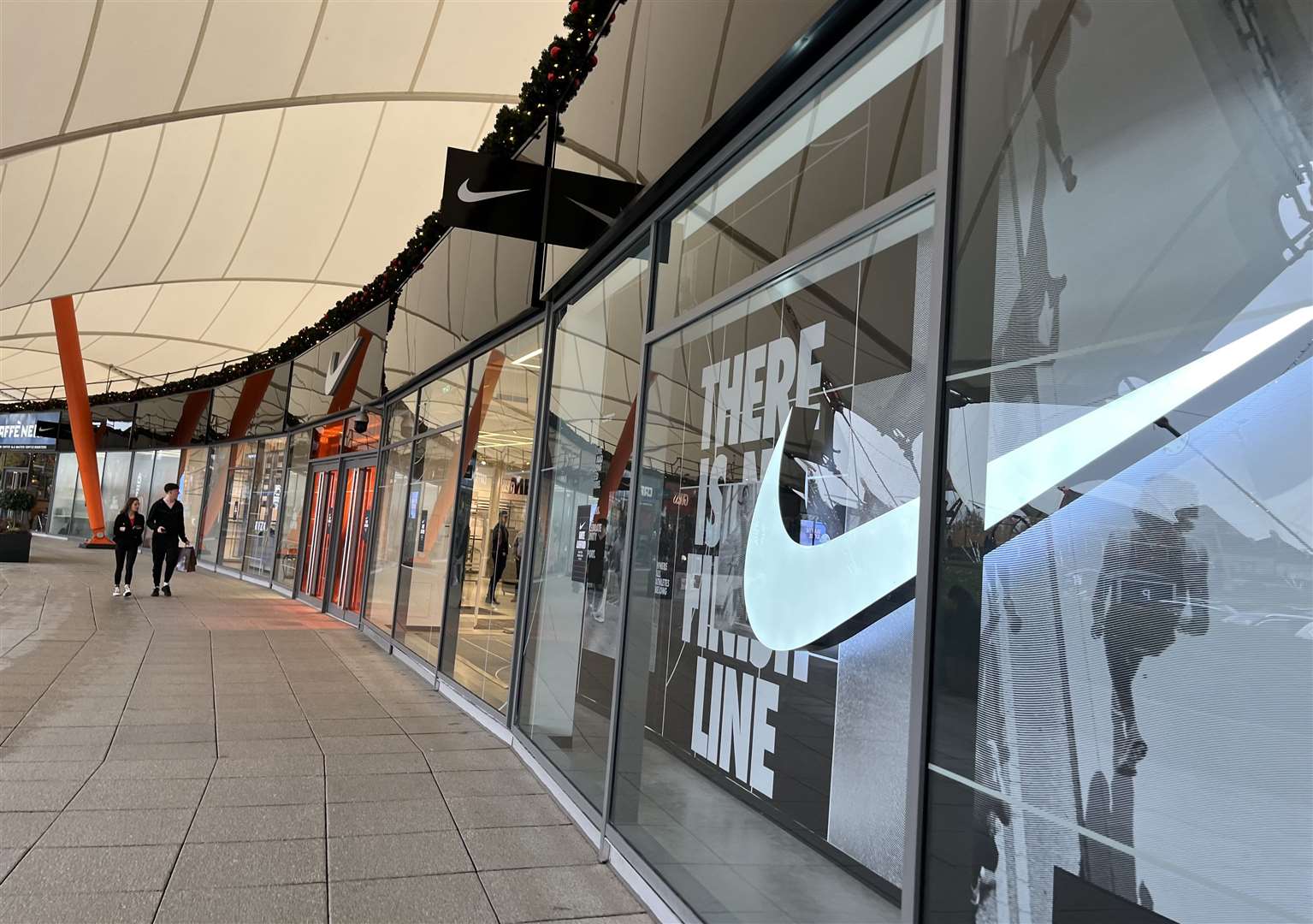 The Nike store will reopen on Monday
