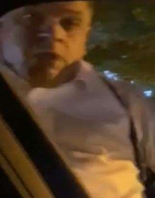 Kent Police want to speak to this man after a taxi driver was racially abused. Picture: Kent Police