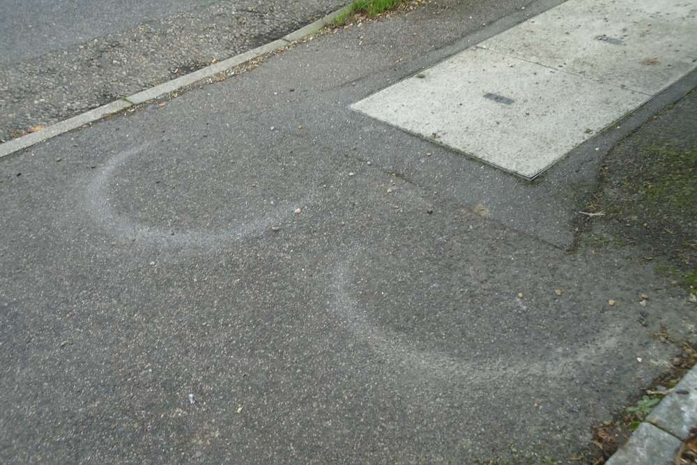 Mysterious chalk markings have been drawn in Herne Bay
