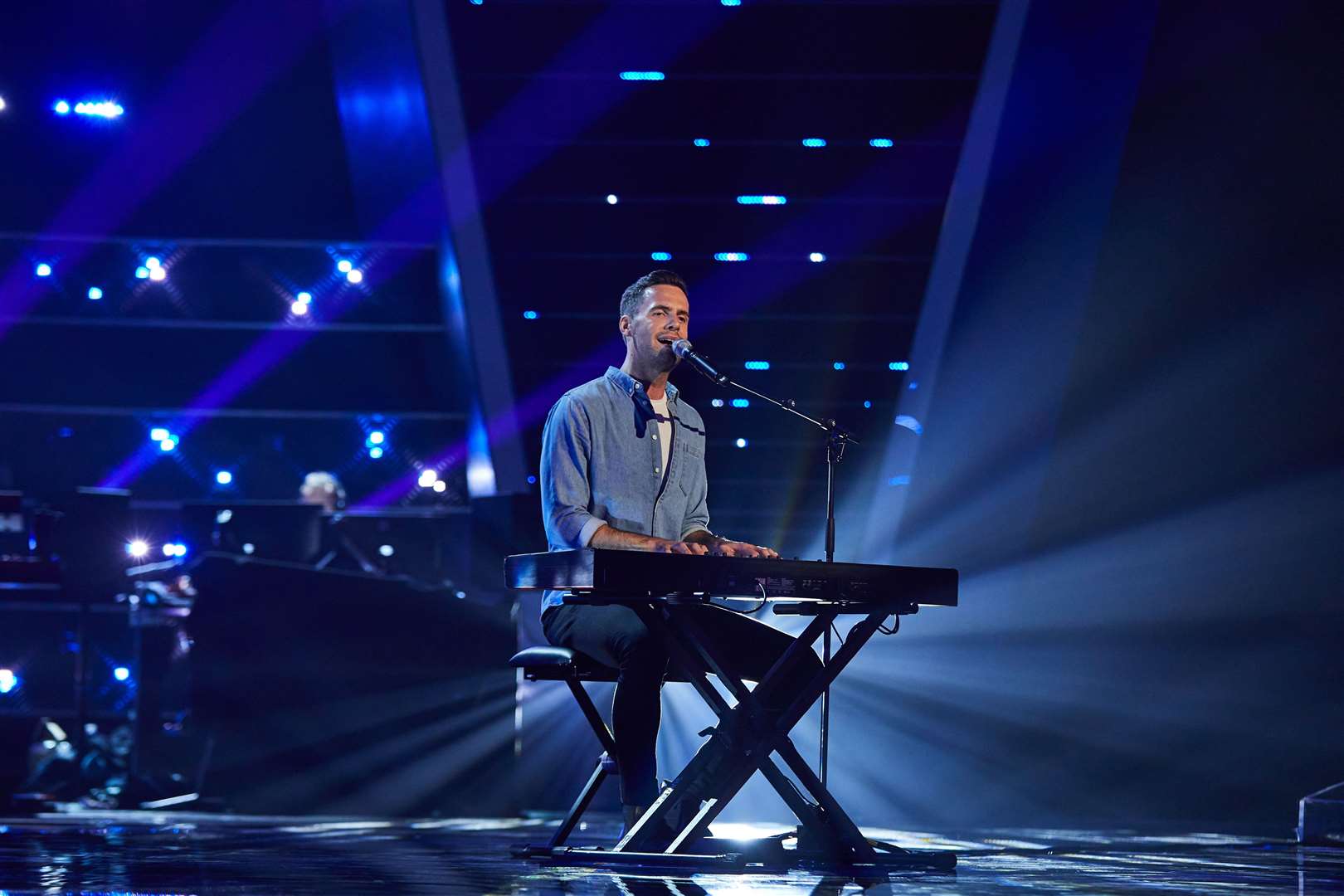 The singer impressed the judges on The Voice. Picture: ITV