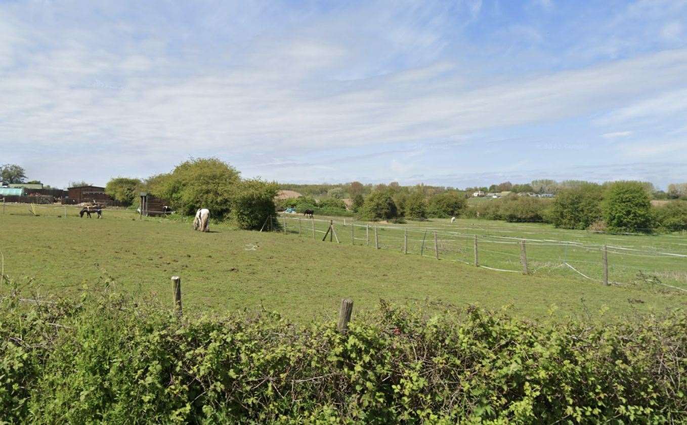 The land off Warden Road, Eastchurch, as it is currently. Picture: Google