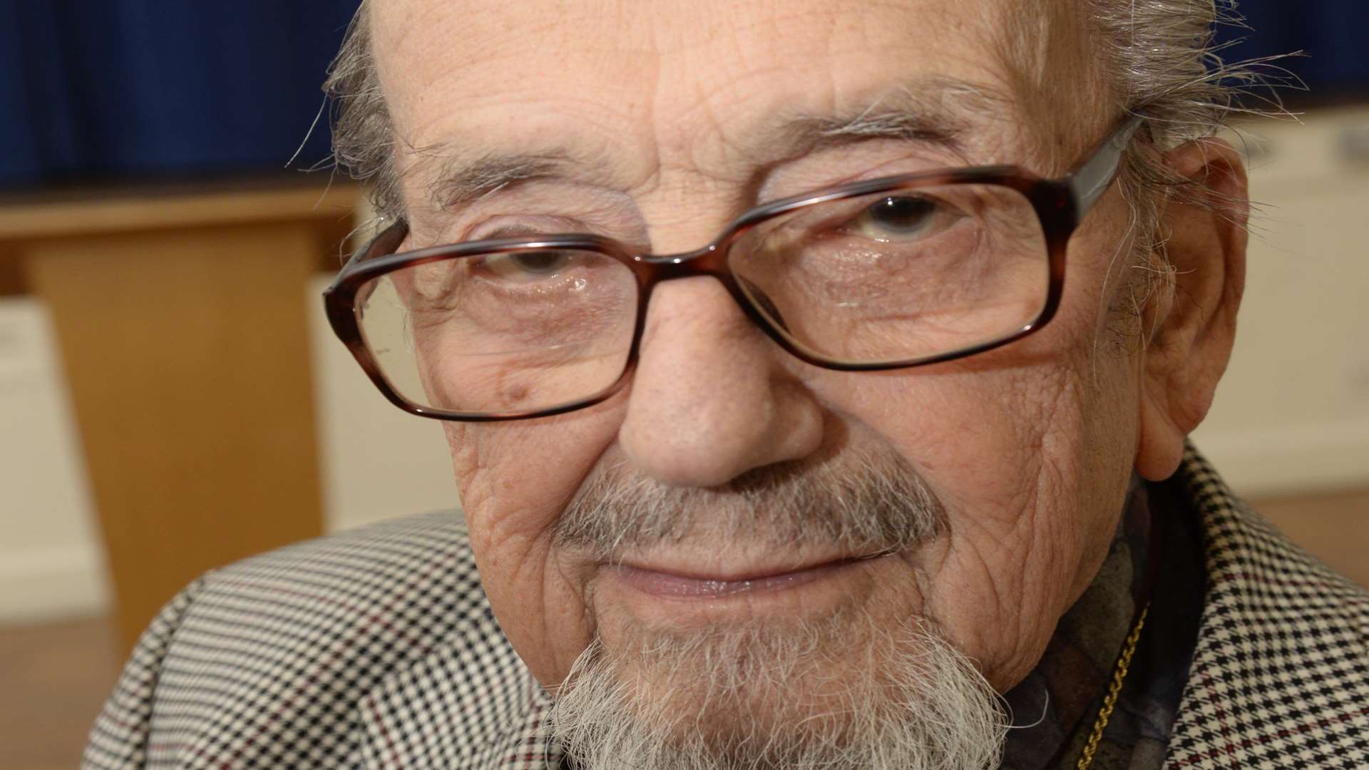 Holocaust survivor Harry Bibring who gave a talk to pupils at King Ethelbert School, Birchington